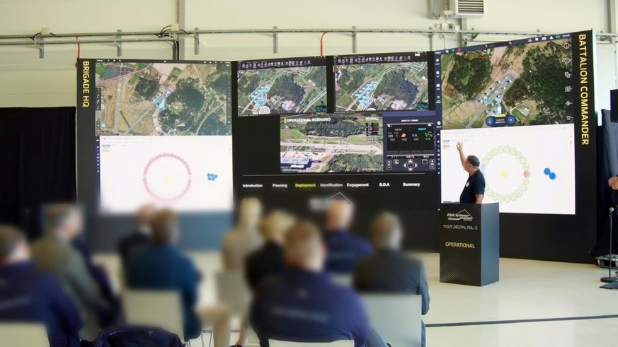 Elbit Sytems Sweden a présenté un exercice numérique militaire à Göteborg.