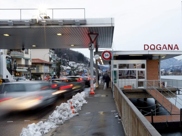 Le suspect a �t� pinc� � la douane italo-suisse de Ponte Tresa (archives).