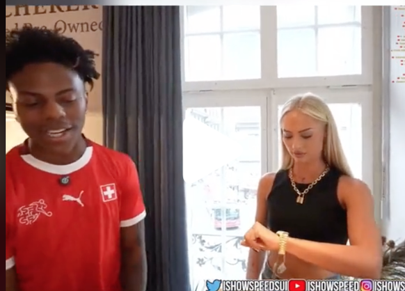 Alisha a aussi essayé une montre. Speed va-t-il également régaler son hôtesse d'un jour?