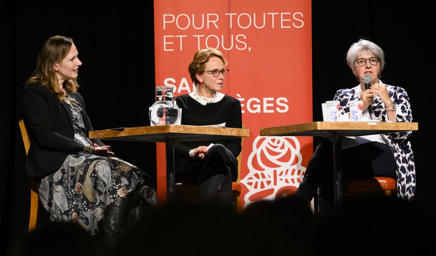 Evi Allemann, Eva Herzog et Elisabeth Baume-Schneider.