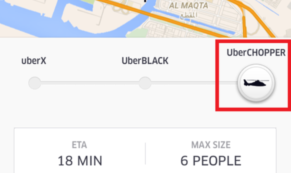 Uberchopper dubaï