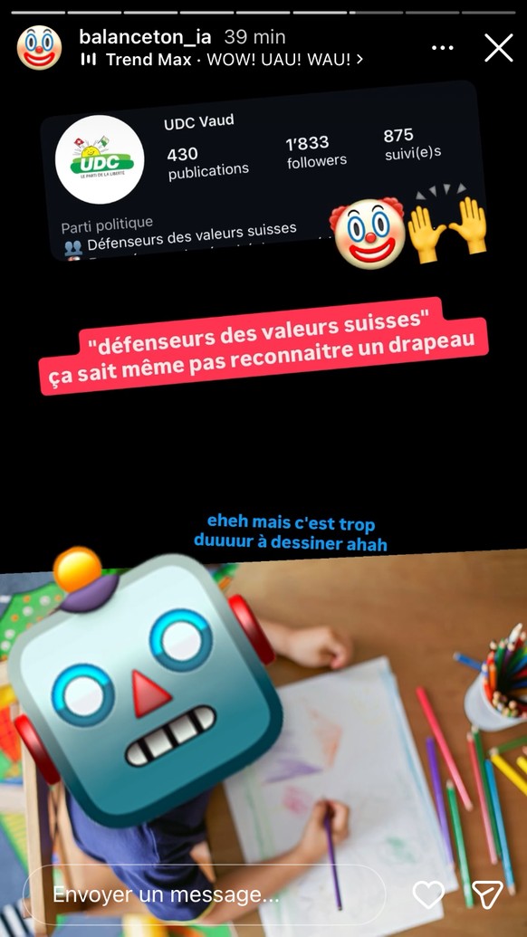 L'UDC se ridiculise avec un drapeau cantonal généré par IA