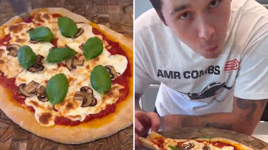 Brooklyn Beckham a fait une pizza. Impressionnant.