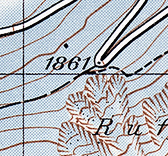 Un bâtiment apparaît tout à coup sur la carte de 1980!