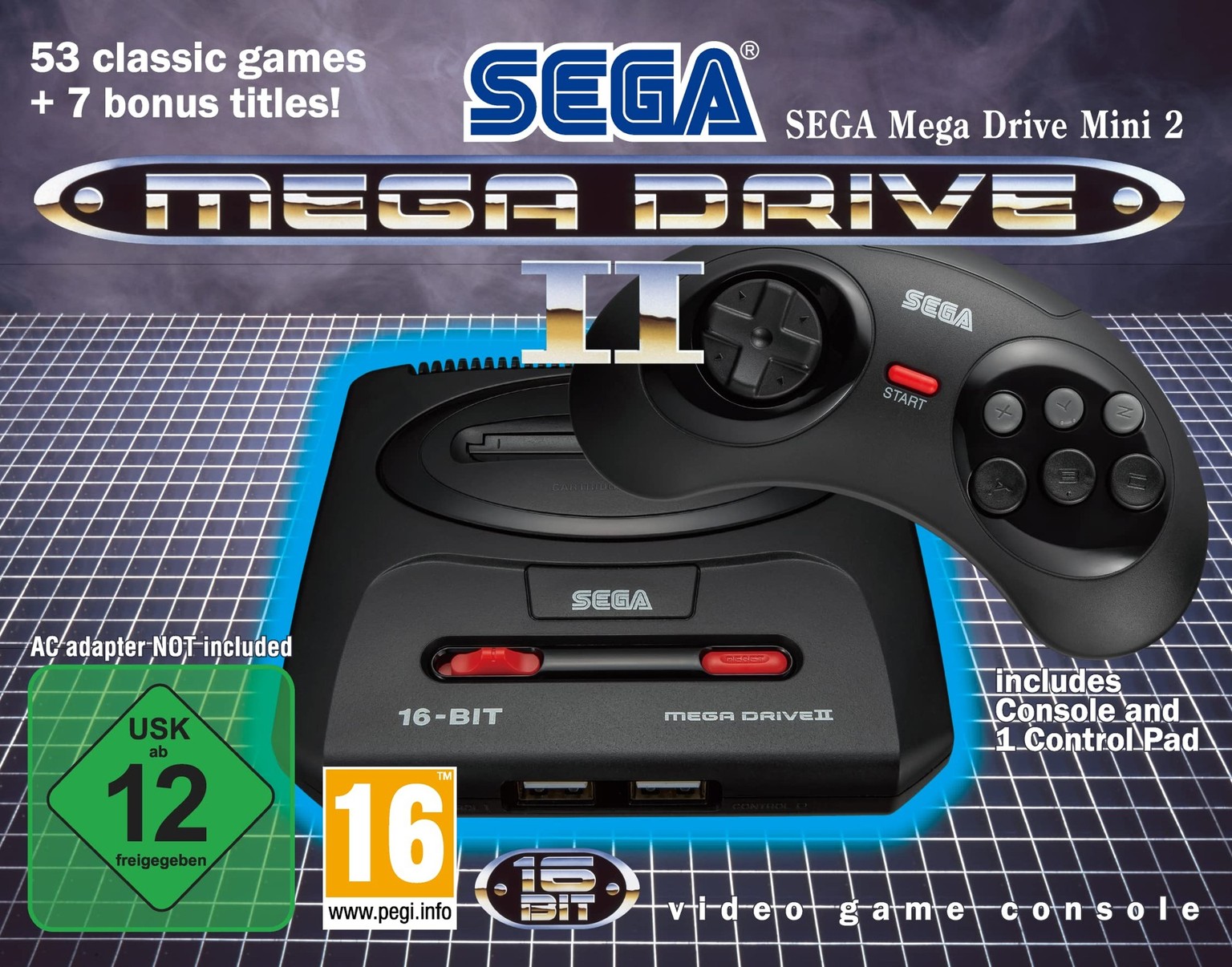 Die Verpackung vom Sega Mega Drive Mini 2.