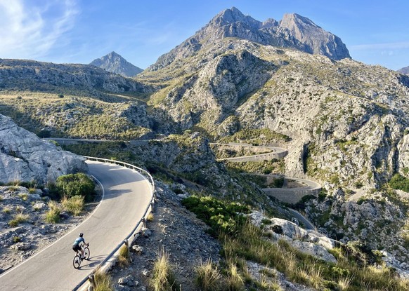 Thomas lors de ses vacances de septembre à Majorque.
