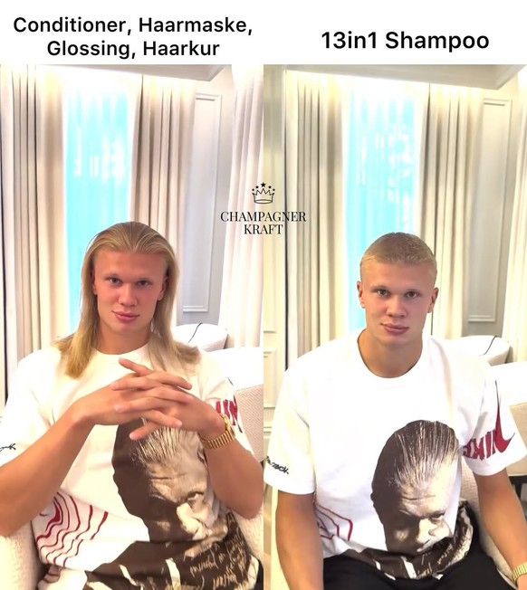 Haalands neue Frisur: Die besten Memes aus dem Netz