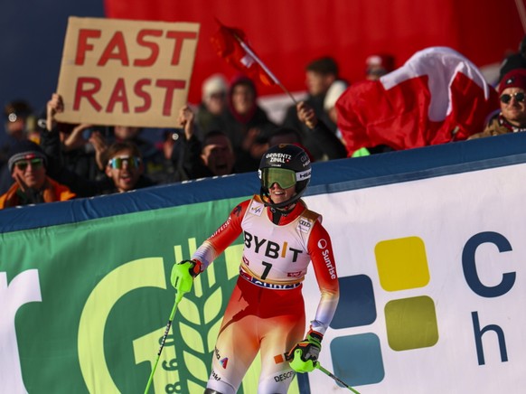 Camille Rast occupe le 10e rang provisoire du géant de Copper Mountain