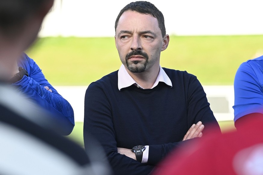 Le président du FC Baden Hermi Löhrli en a gros sur la patate contre la ligue.