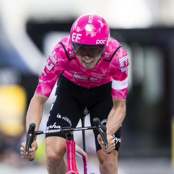 Le Français Alex Baudin est toujours leader du Tour Auvergne-Rhône-Alpes après la 3e étape. (archives)