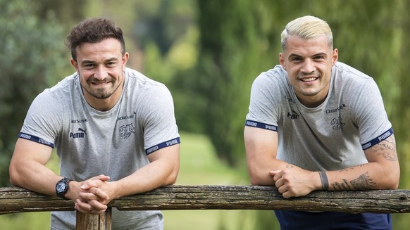 Shaqiri et Xhaka.