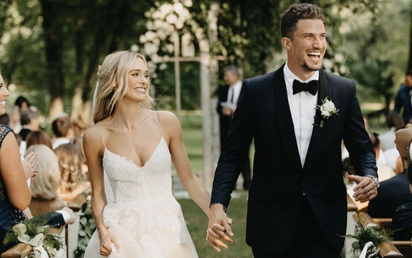 Roman et Ellie, lors de leur mariage en 2019.