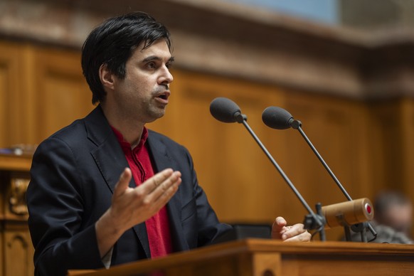 Samuel Bendahan, SP-VD, spricht an der Sommersession der Eidgenoessischen Raete, am Mittwoch, 4. Juni 2025 im Nationalrat in Bern. (KEYSTONE/Til Buergy)