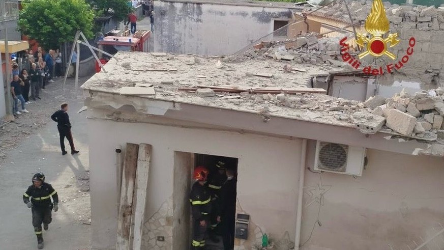 Effondrement près de Naples le 22 septembre 2024.