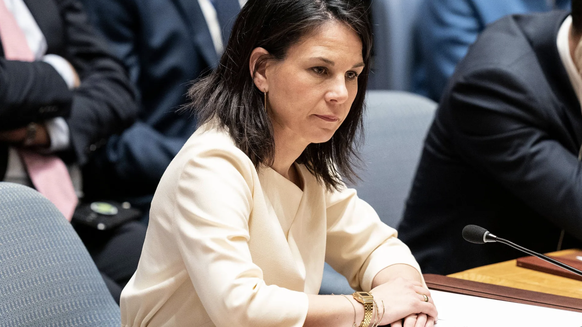 La ministre des Affaires étrangères Annalena Baerbock affronte la délégation russe au Conseil de sécurité de l&#039;ONU (photo d&#039;archive).
