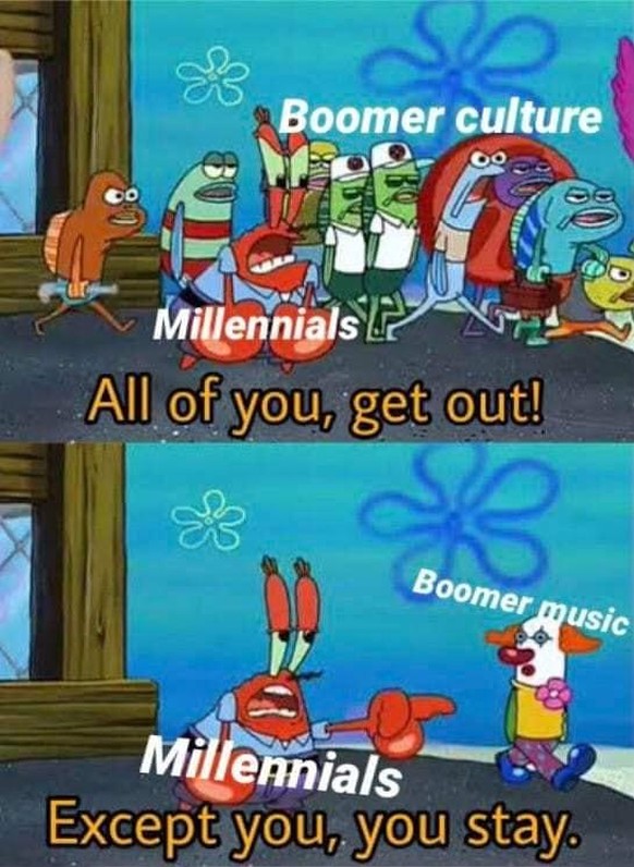 boomer, culture web, facebook, millenials