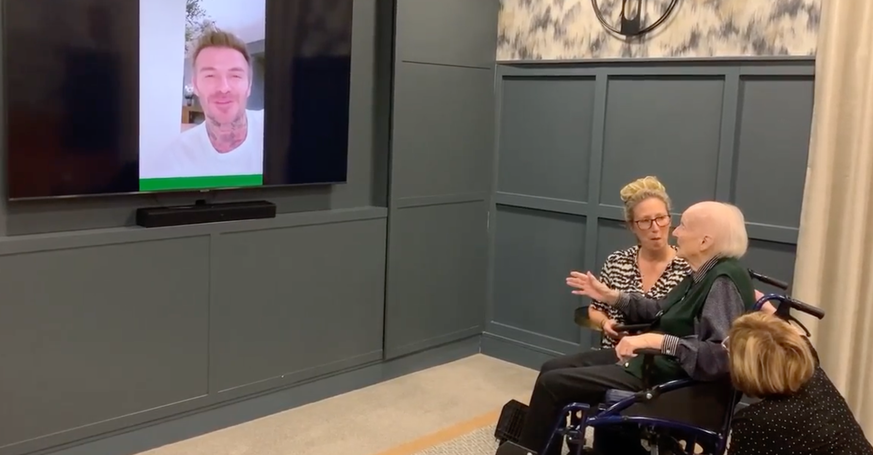 David Beckham avait un truc à dire à cette centenaire