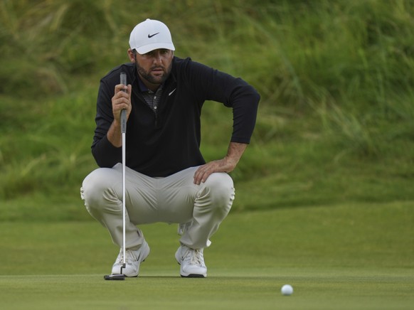 Scottie Scheffler largement en t黎e du British Open