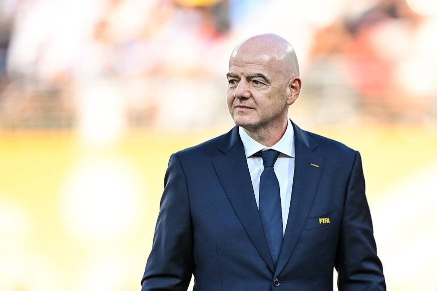 East Rutherford, United States - July 19: FIFA president Gianni Infantino looks on after the FIFA World Cup 2026 Final match between Spain and Argentina at New York New Jersey Stadium on July 19, 2026 ...