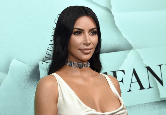 FILE - This Oct. 9, 2018 file photo shows Kim Kardashian West at the Tiffany & Co. 2018 Blue Book Collection: The Four Seasons of Tiffany celebration in New York. Kardashian's reality series ...