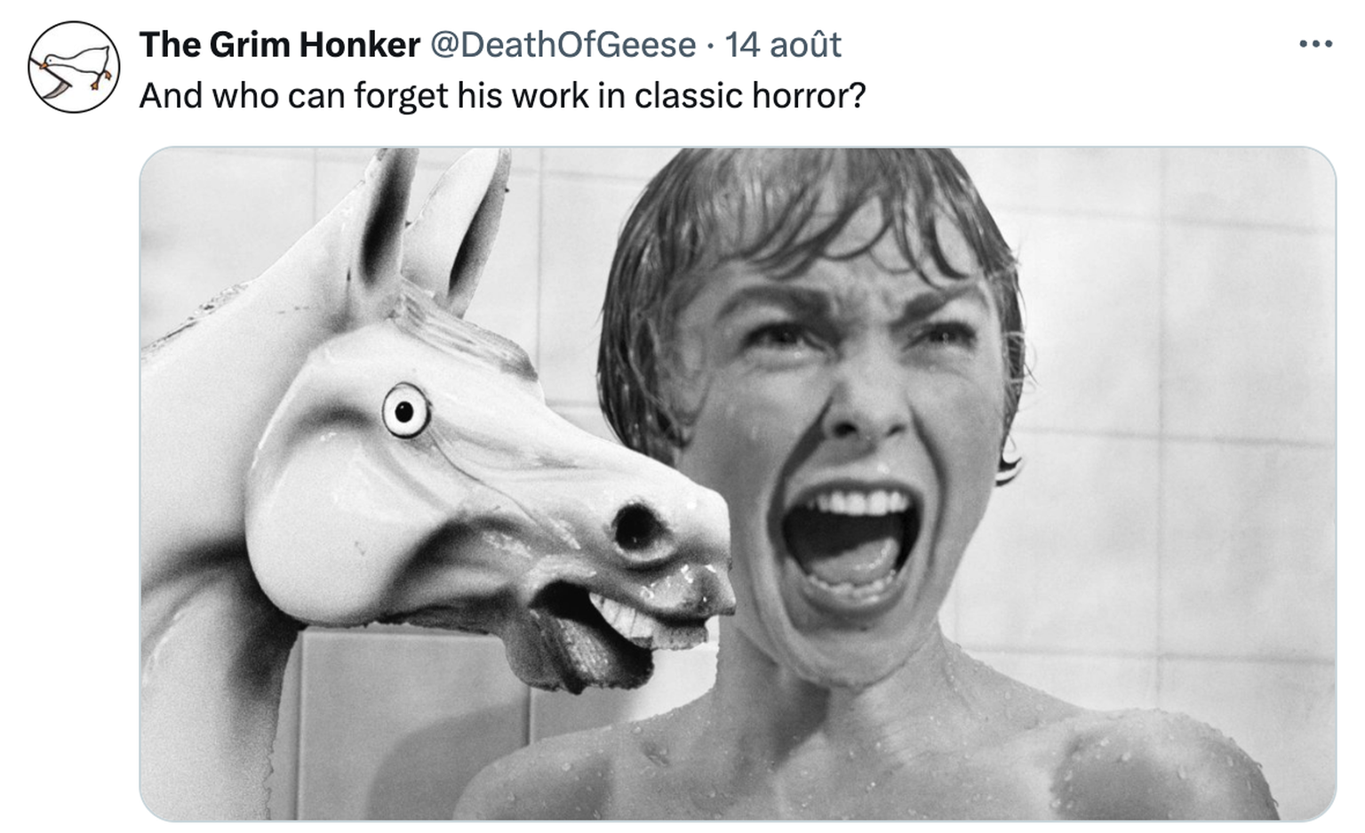 Capture d&#039;écran d&#039;un tweet sur X.