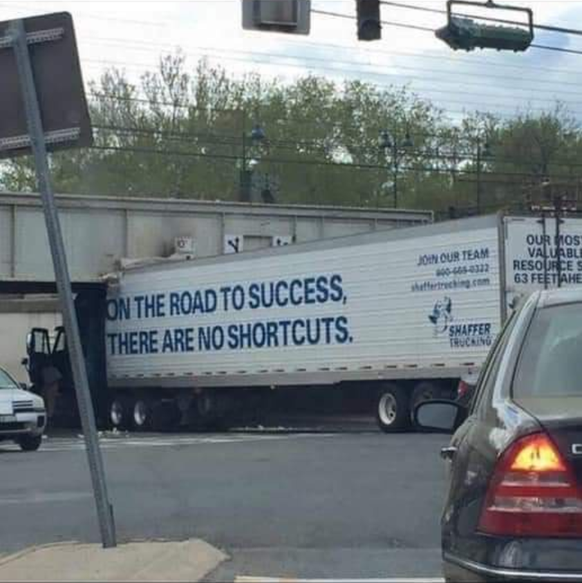 Lastwagen Fail