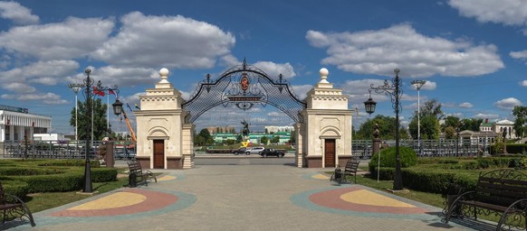 Parc Catherine la Grande à Tiraspol, le nouveau centre-ville.