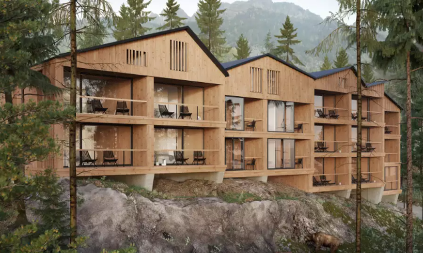 Neue Hotels Schweiz Zoo des Marécottes Boutique Hôtel 2025 Rauszeit