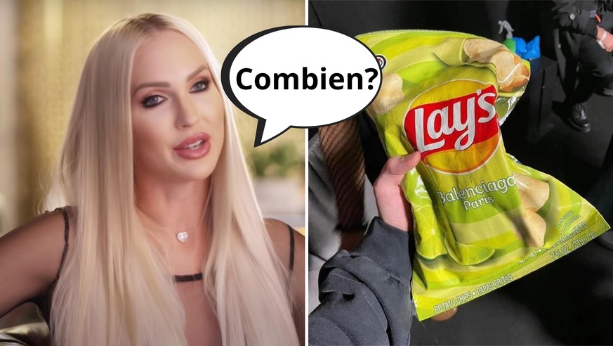 Après le sac poubelle en sac à main, Balenciaga ose le paquet de chips