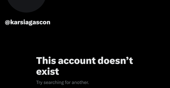 Le compte X de Gascón @karsiagascon a été désactivé.