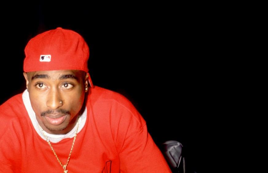 American rapper, songwriter, and actor Tupac Shakur (1971 - 1996) poses for a portrait during the 1994 Source Awards at the Paramount Theatre in New York, New York, April 25, 1994. (Photo by Bob Berg/ ...