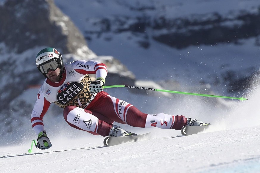 Vincent Kriechmayr a gagné la deuxième descente de Wengen samedi.