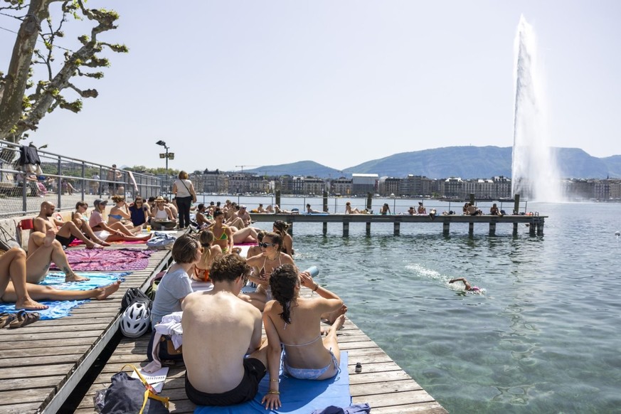 Les Bains des Pâquis à Genève.