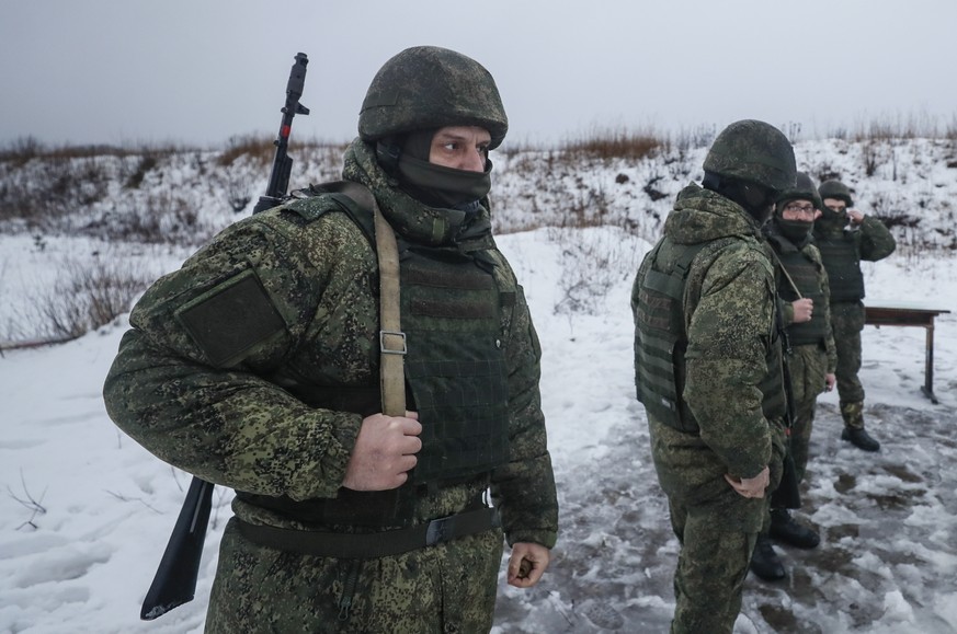 Un soldat russe à l'entraînement, en décembre 2022 (image d'illustration).