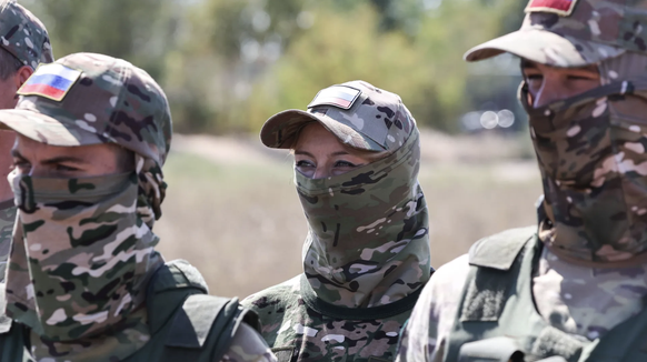 Soldats russes en Ukraine.