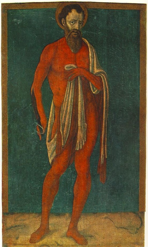 Matteo di Giovanni: The Apostle St Bartholomew
about 1480
Szépmûvészeti Múzeum, Budapest