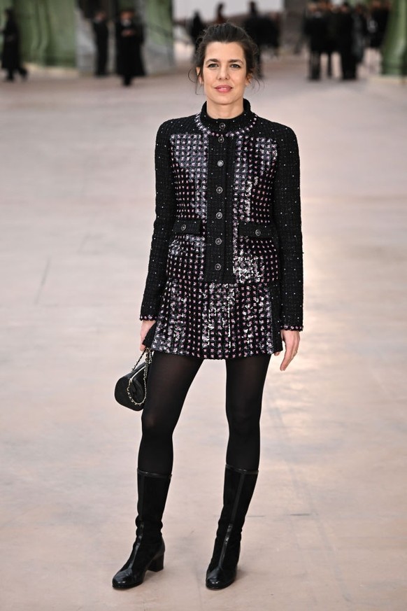 Charlotte Casiraghi au défilé haute couture Chanel