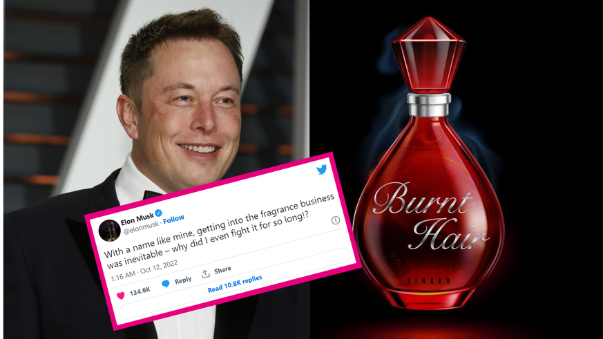 Après avoir dévoilé son nouveau parfum, Elon Musk a tweeté le 12 octobre: «Avec un nom comme le mien, entrer dans le business du parfum était inévitable - Pourquoi ai-je lutté si longtemps?»