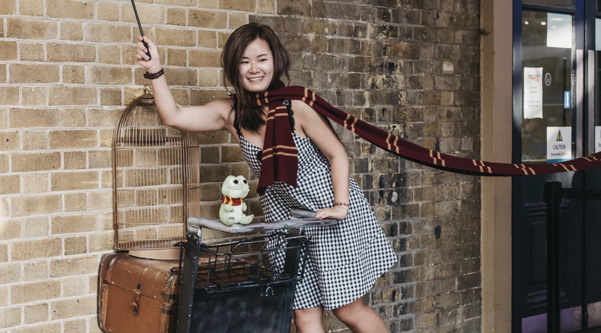 King's Cross, «Platform 9¾»: un décor au lieu de la magie, devenu un lieu de pèlerinage.