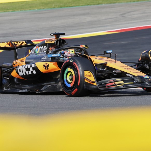 Oscar Piastri en pole de la course sprint à Spa