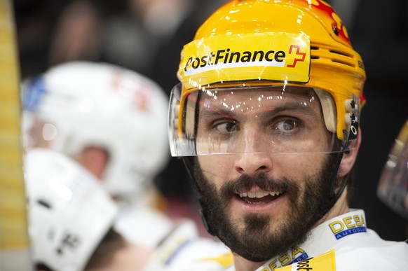 Luganos Topscorer Maxim Lapierre im zweiten Eishockey Playoff-Finalspiel der National League zwischen den ZSC Lions und dem HC Lugano, am Samstag, 14. April 2018, im Zuercher Hallenstadion. (PPR/Melan ...