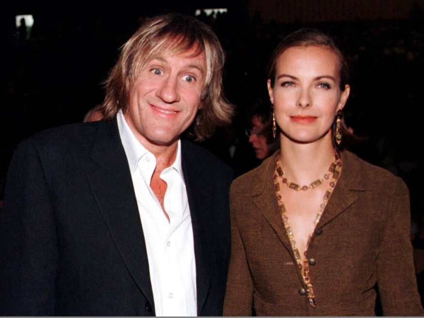 Les deux acteurs français Carole Bouquet et Gérard Depardieu ont été en couple pendant une dizaine d'années (archives).