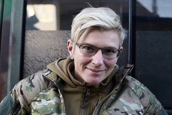 This undated image provided by the Invictus Games Team Ukraine shows Yuliia Paievska, known as Taira, a celebrated Ukrainian medic who used a body camera to record her work in Mariupol while the port  ...