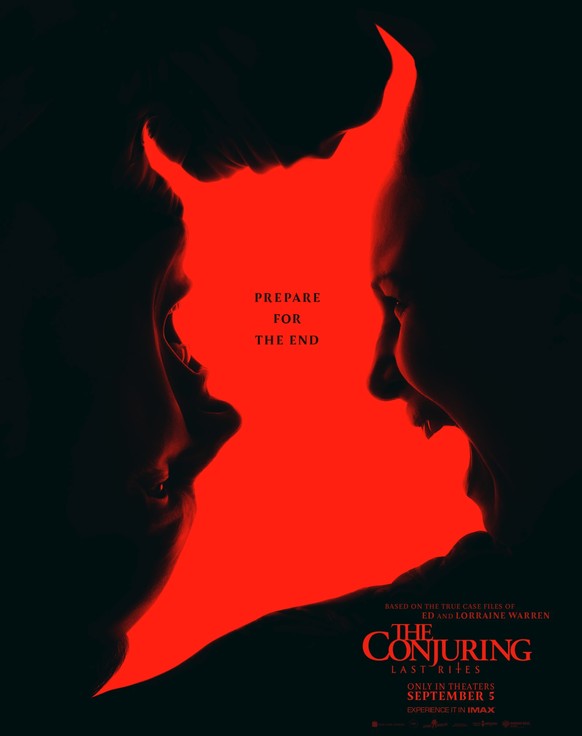 On saluera l&#039;affiche, plutôt bien réussie, qui utilise des visages pour créer le diable.