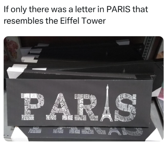 Design-Fail Paras statt Paris