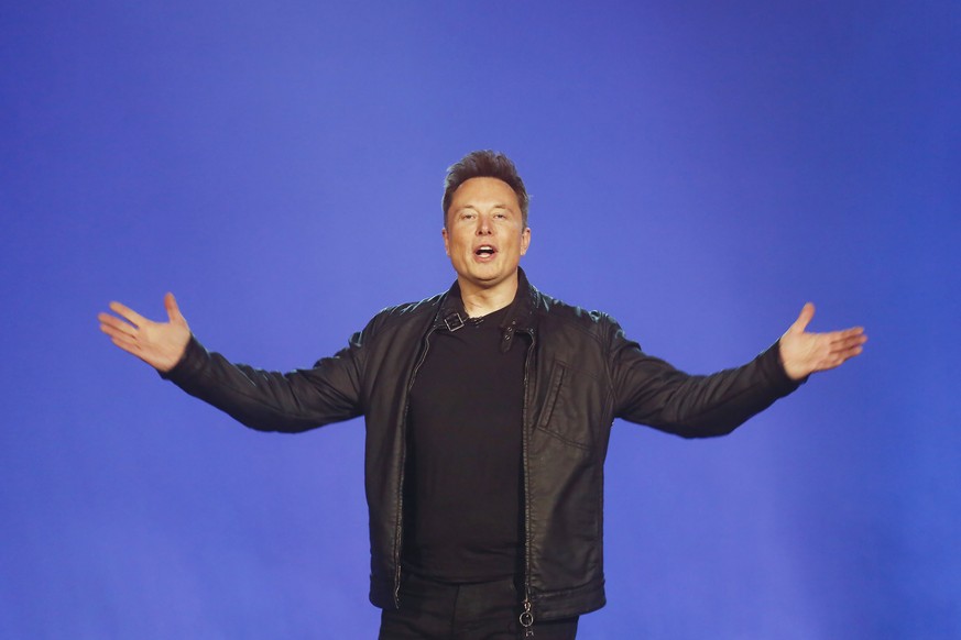 FILE - Tesla CEO Elon Musk introduces the Cybertruck at Tesla&#039;s design studio Thursday, Nov. 21, 2019, in Hawthorne, Calif. Musk has laid out some bold, if still vague, plans for transforming Twi ...