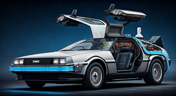 DeLorean Zeitmaschine