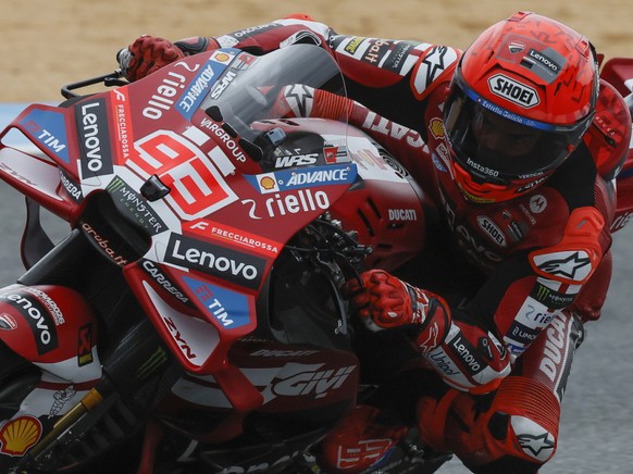 Marc Marquez le plus fort sous la pluie