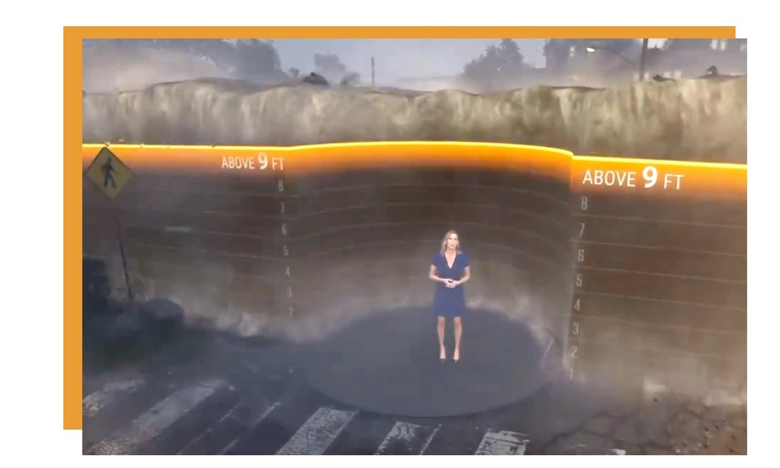 La chaîne Weather Channel a trouvé une manière radicale de présenter les conséquences de l'ouragan Milton aux Floridiens, avant son arrivée mercredi.