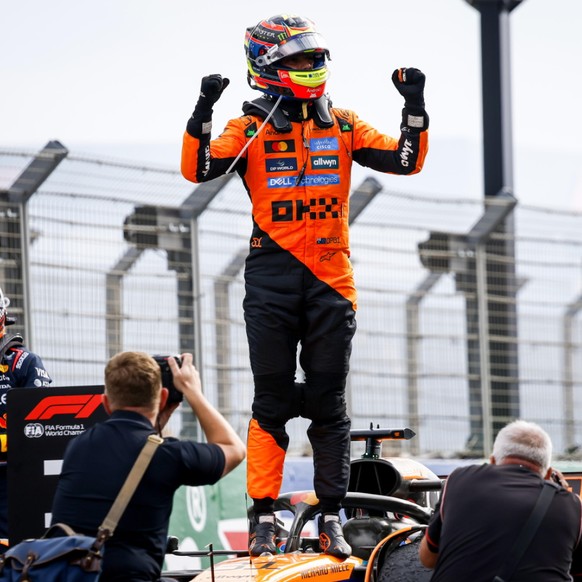 Oscar Piastri savoure sa victoire à Zandvoort